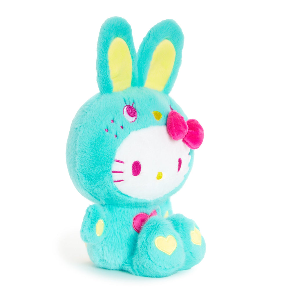 Hello Kitty 11 Inch Plush, Colorful Bunny Series, Teal