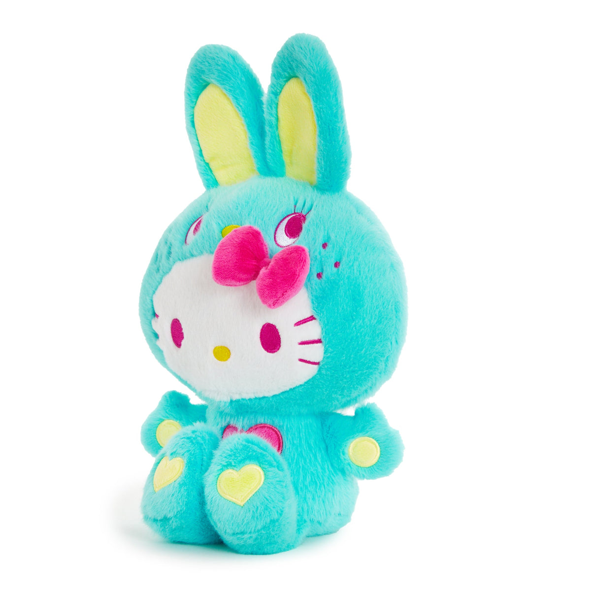 Hello Kitty 11 Inch Plush, Colorful Bunny Series, Teal