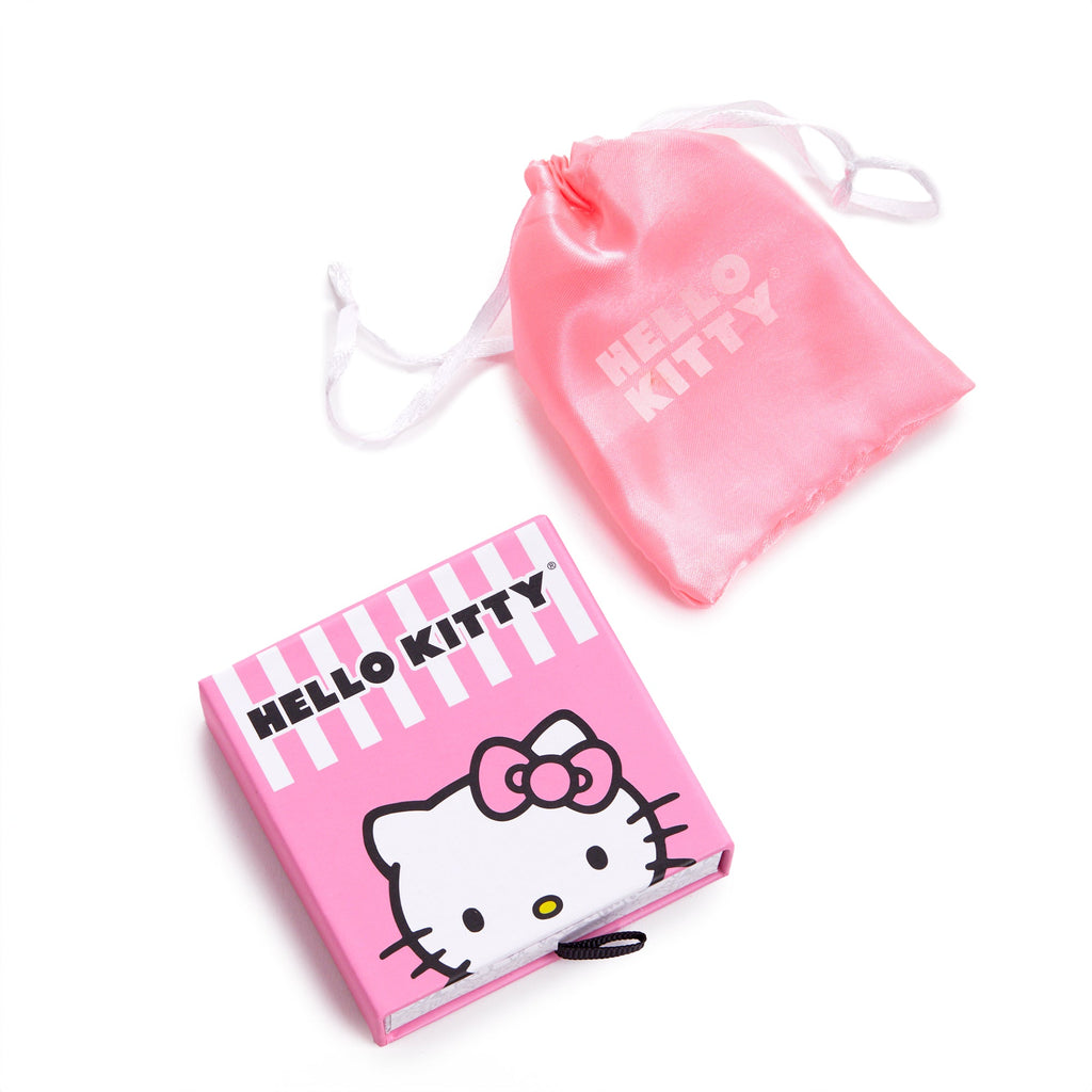Hello Kitty Gold Tone Sparkle Bow Bracelet