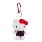Hello Kitty Plush Mascot Keychain (Denim Jumper)