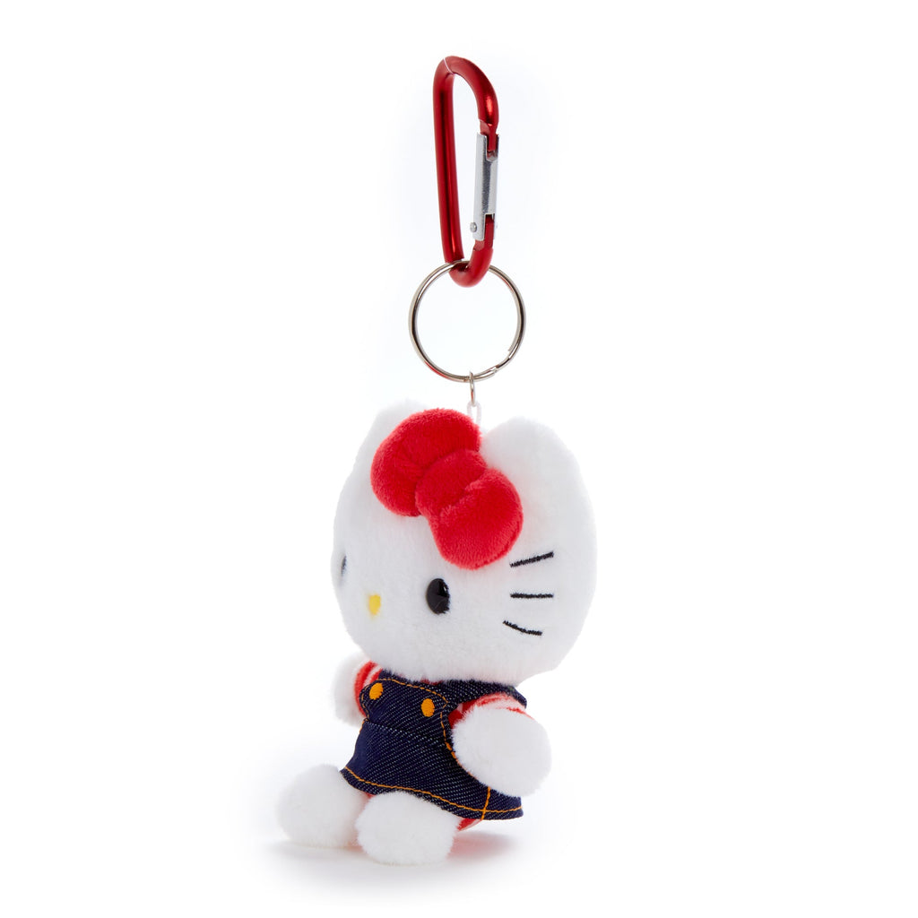 Hello Kitty Plush Mascot Keychain, Denim Jumper Outfit