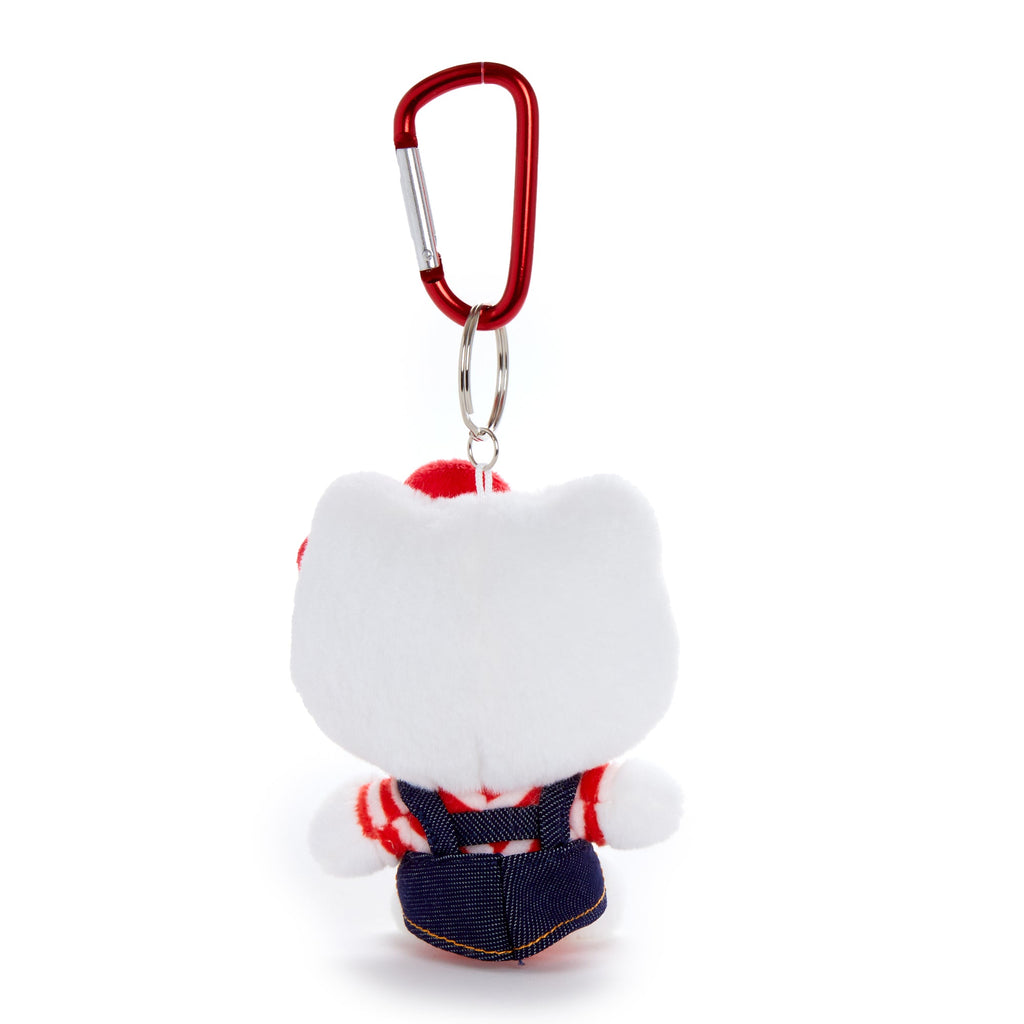 Hello Kitty Plush Mascot Keychain, Denim Jumper Outfit