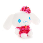 Cinnamoroll Strawberry Plush Mascot Clip with Tulle Accents