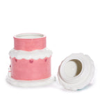 Hello Kitty And Cinnamoroll Ceramic Holiday Cottage Cookie Jar