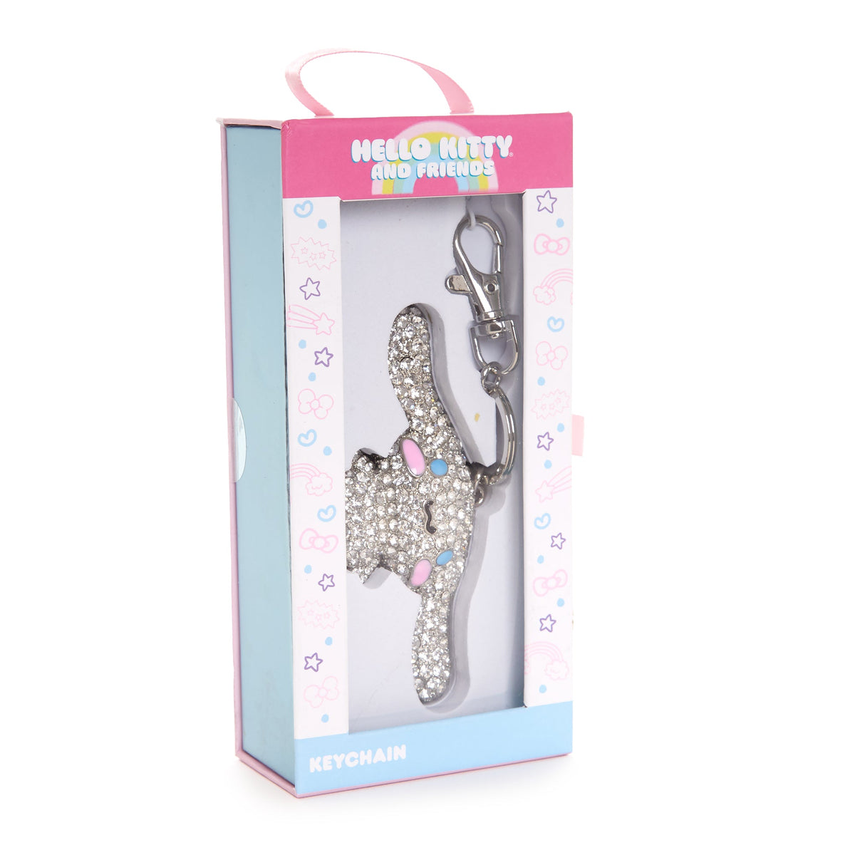 Cinnamoroll 3D Pave Crystal Bling Keychain
