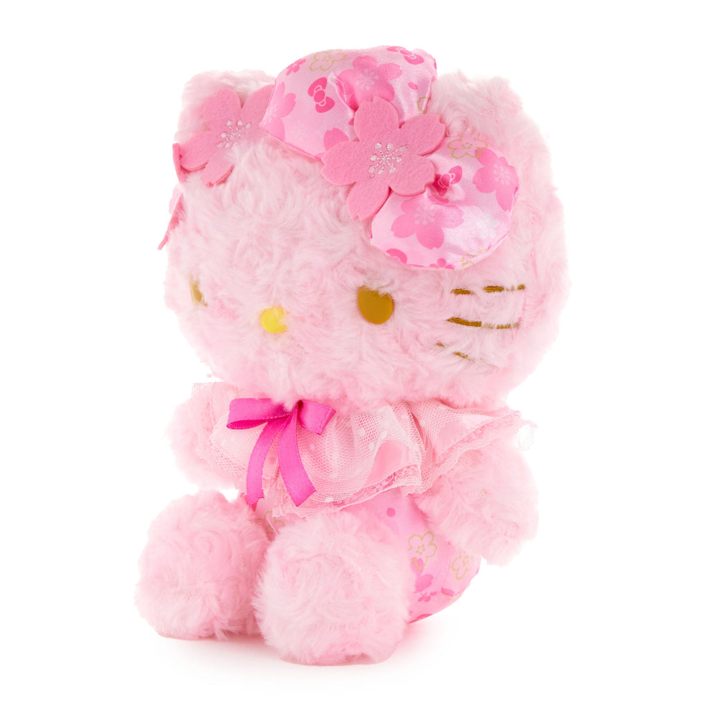 Hello Kitty Blushing Sakura 8 Inch Plush