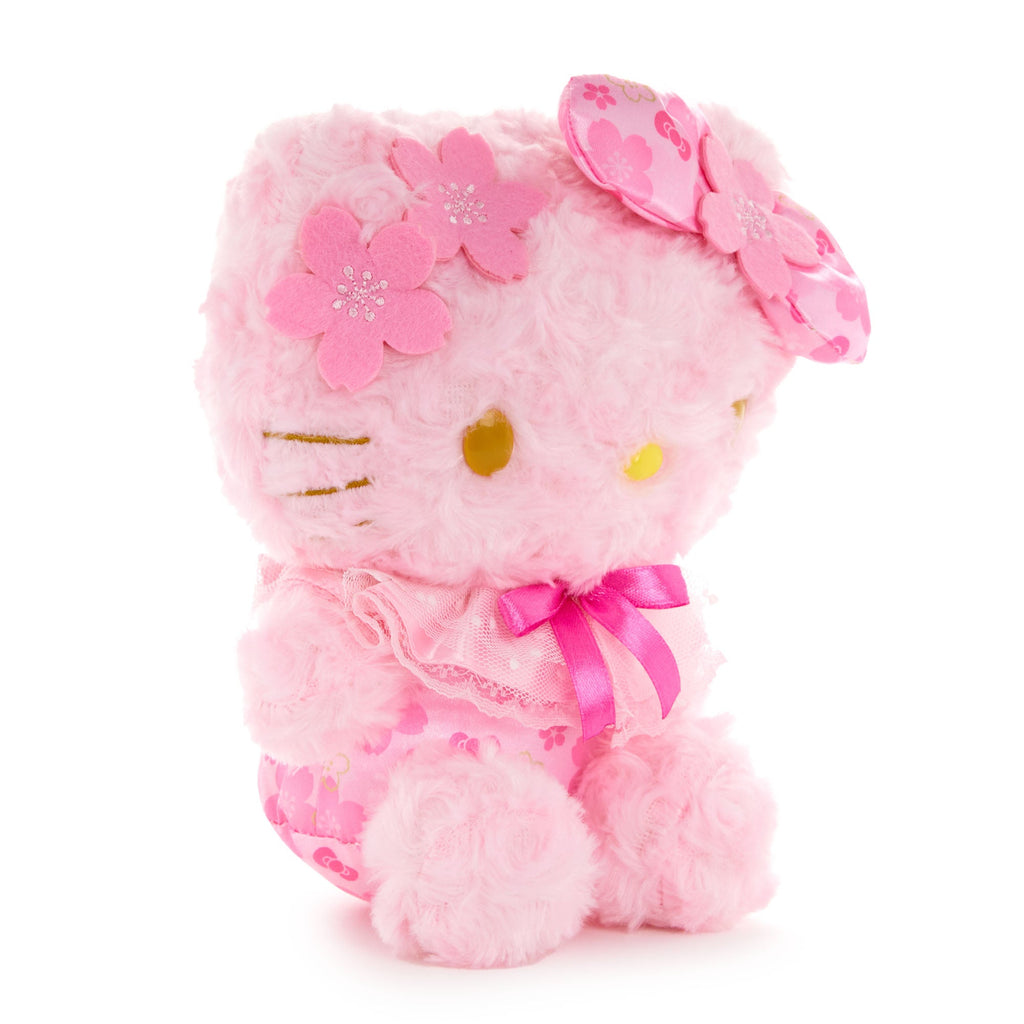 Hello Kitty Blushing Sakura 8 Inch Plush