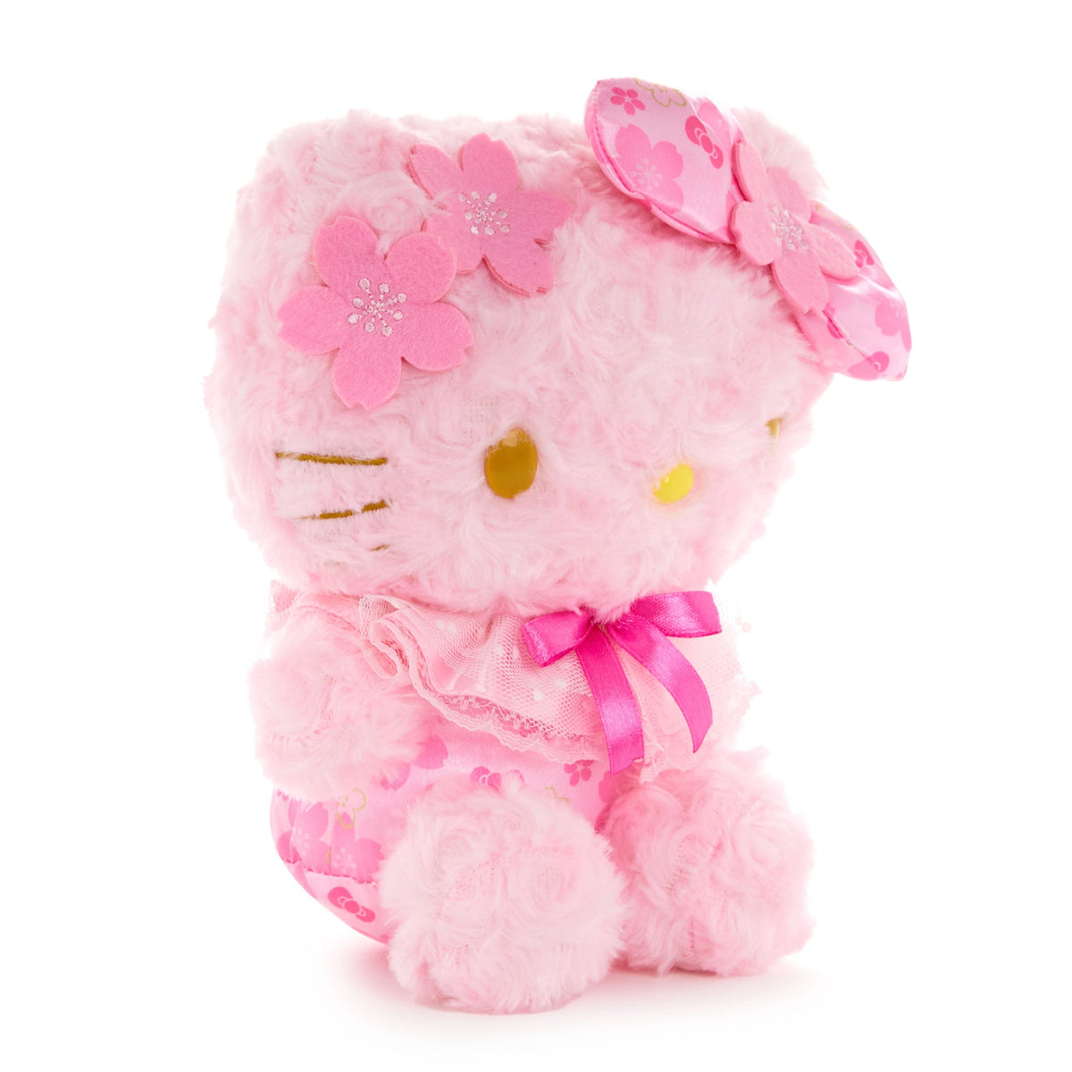 Hello Kitty Blushing Sakura 8 Inch Plush