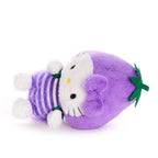 Hello Kitty Eggplant Bean Doll Plush, Fruit And Veggie Series