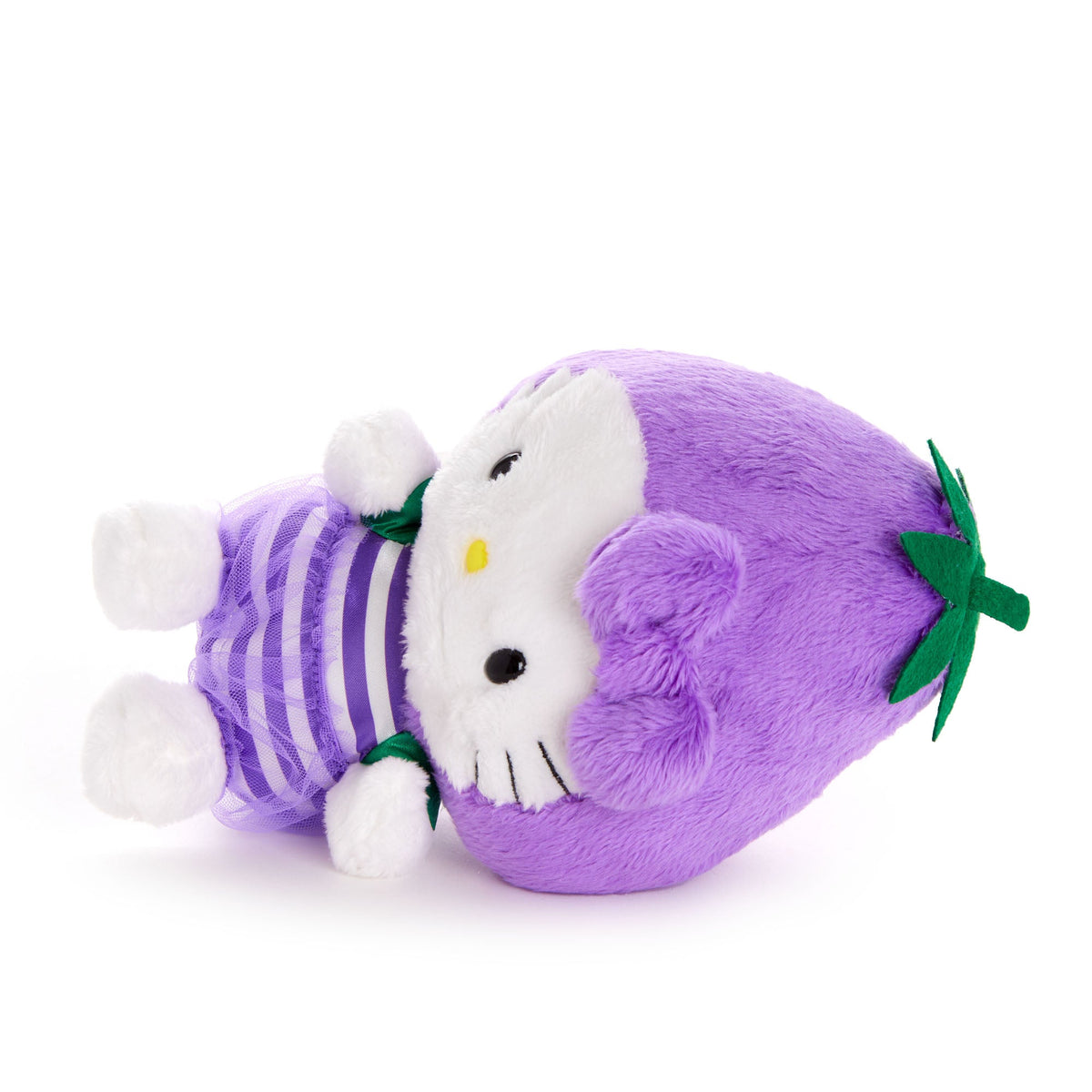 Hello Kitty Eggplant Bean Doll Plush, Fruit And Veggie Series