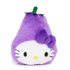 Hello Kitty Eggplant Plush Mascot Clip, Fruit And Veggie Series