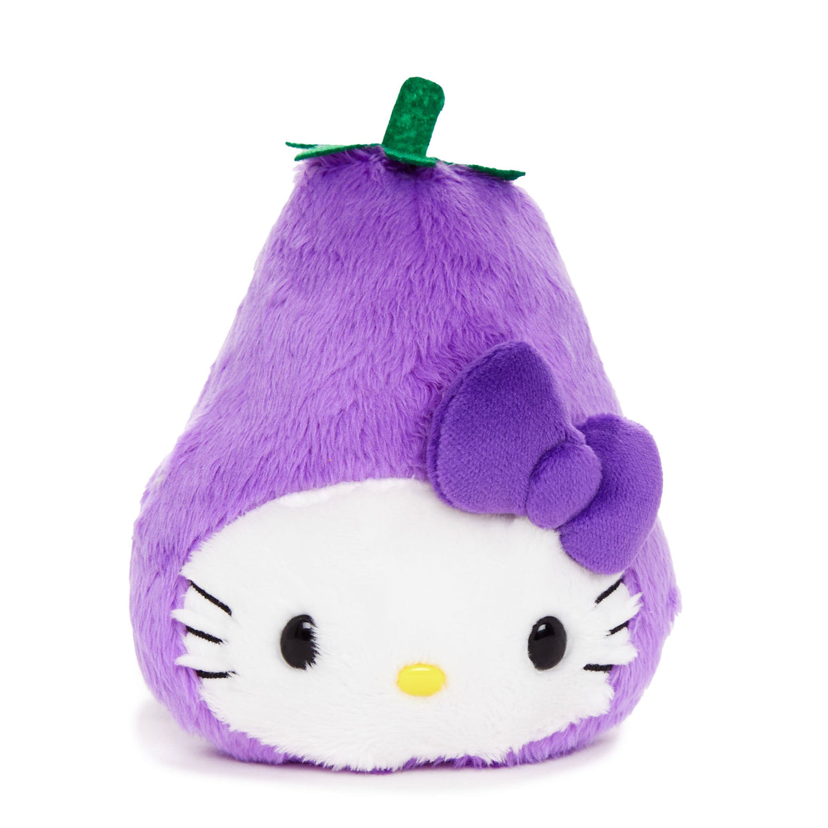 Hello Kitty Eggplant Plush Mascot Clip, Fruit And Veggie Series