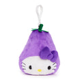 Hello Kitty Eggplant Plush Mascot Clip (Fruit & Veggie Series)