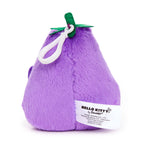 Hello Kitty Eggplant Plush Mascot Clip, Fruit And Veggie Series
