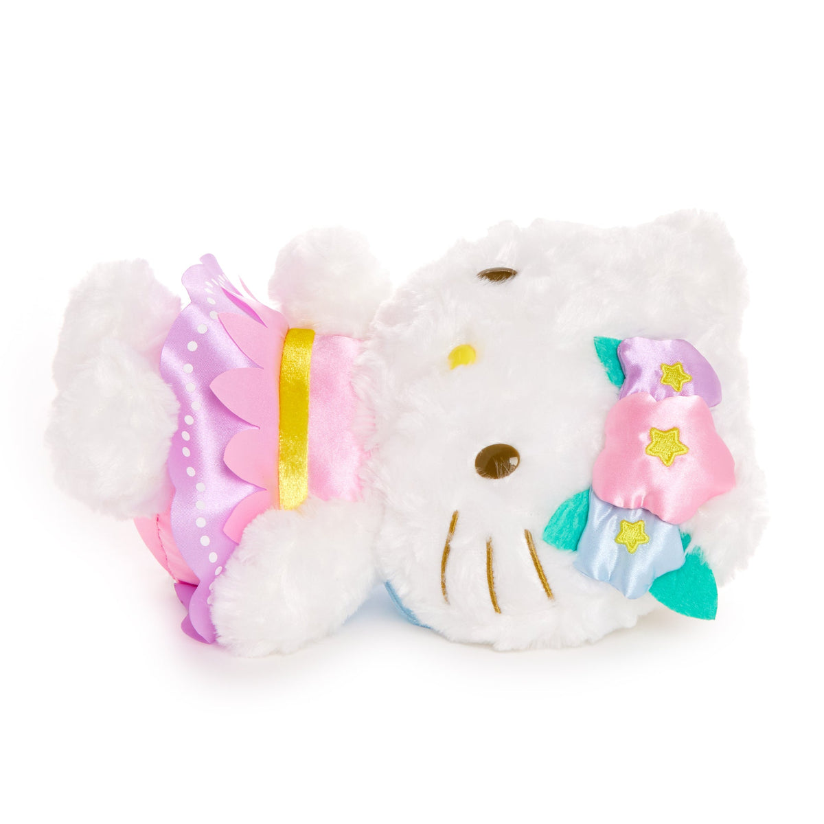 Hello Kitty 8 Inch Floral Fairy Plush with Wings and Crown