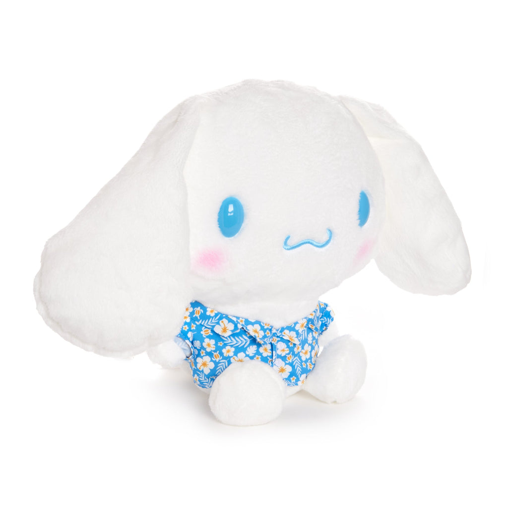 Cinnamoroll 10 Inch Tropical Floral Summer Plush
