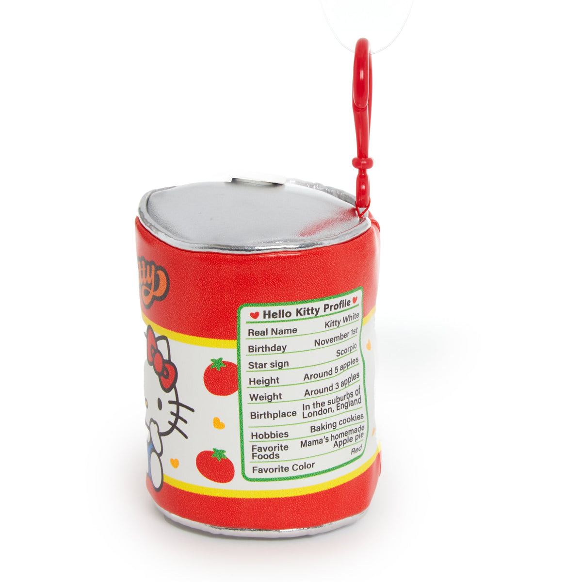 Hello Kitty Canned Tomatoes Mascot Clip, Supermarket Series