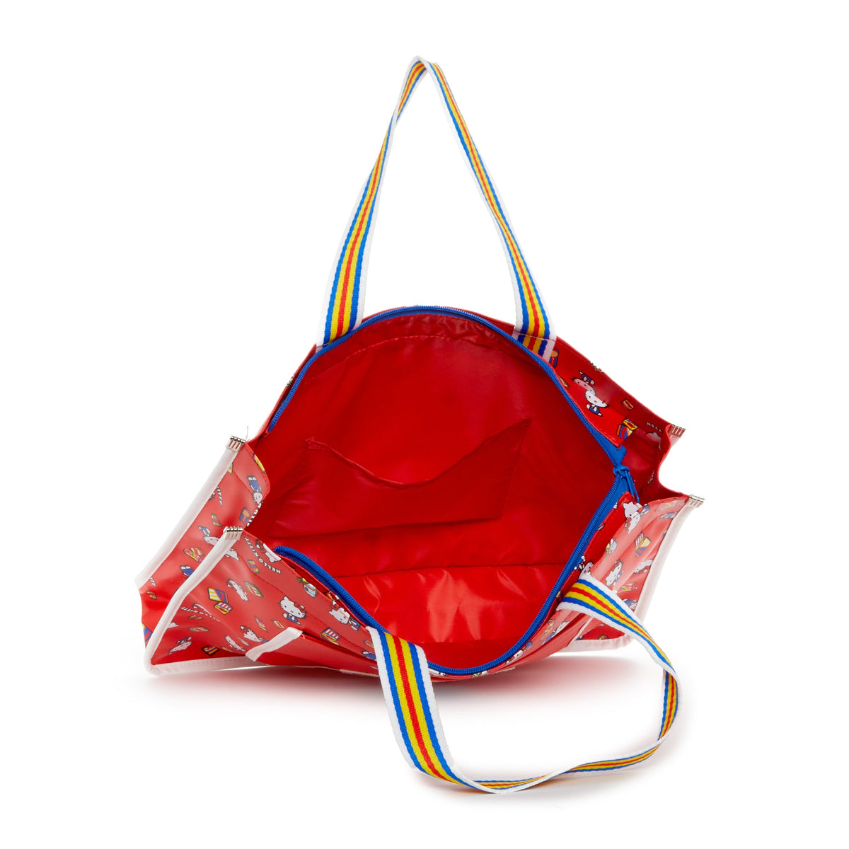 Hello Kitty PU Tote Bag with Contrasting Strap, Supermarket Series