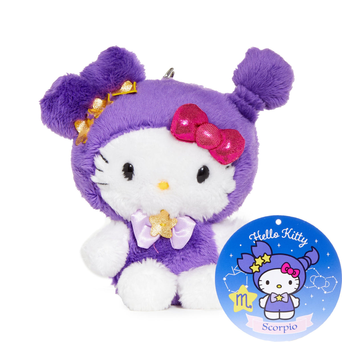 Hello Kitty Scorpio Plush Keychain Mascot (Zodiac Series)