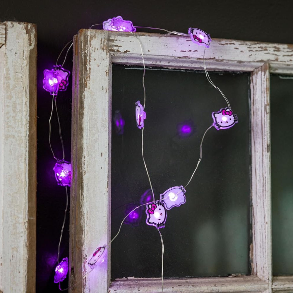 Hello Kitty Pink Bow 20 Count LED String Lights, 7 Feet