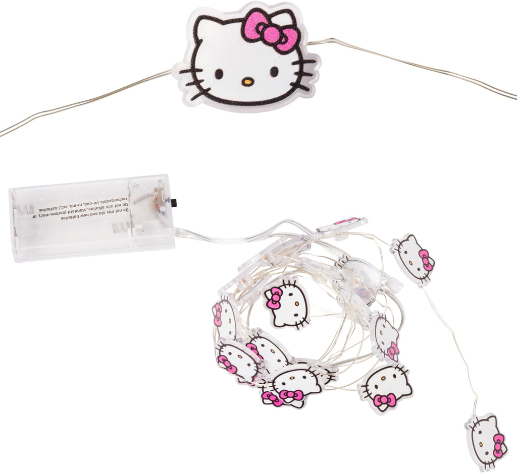 Hello Kitty Pink Bow 20 Count LED String Lights, 7 Feet