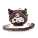 Kuromi Plush Convertible Mini Pouch, Wink Series