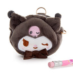 Kuromi Plush Convertible Mini Pouch, Wink Series