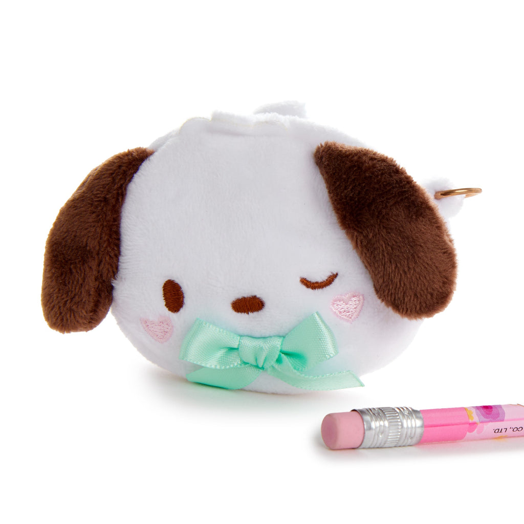 Pochacco Plush Convertible Mini Pouch, Wink Series