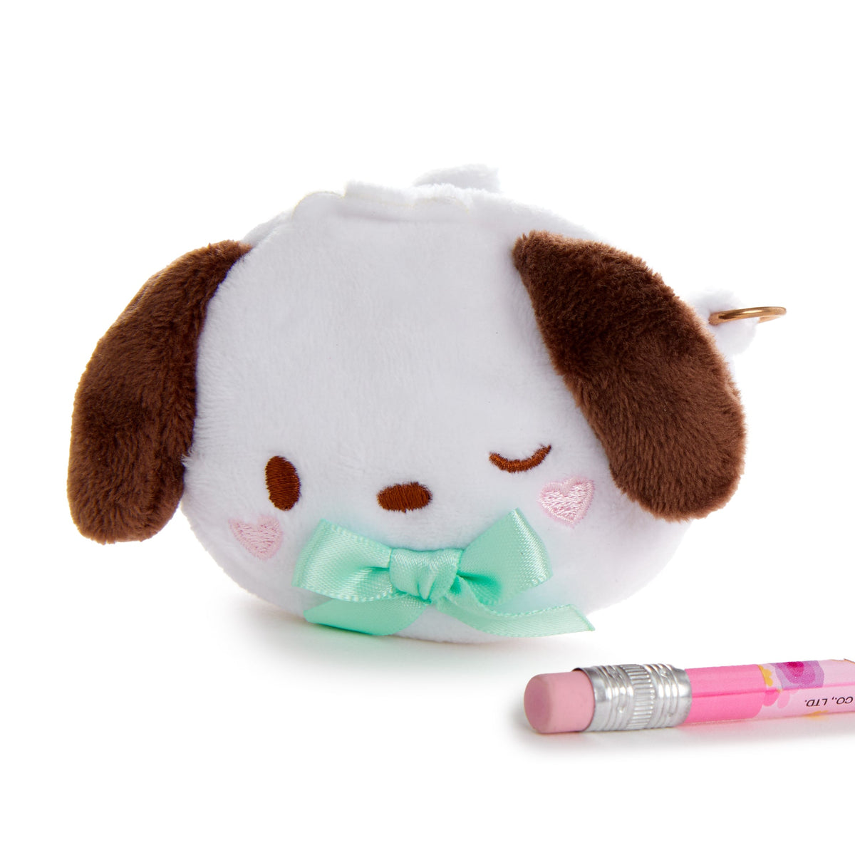 Pochacco Plush Convertible Mini Pouch, Wink Series