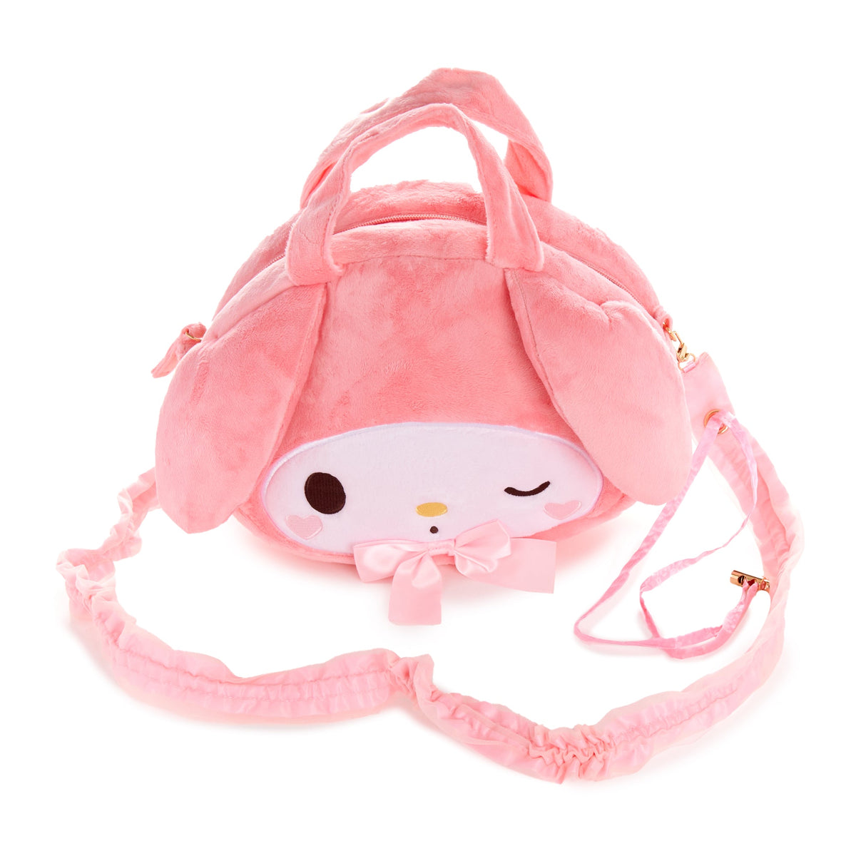My Melody 2 Way Plush Crossbody Bag, Wink Series