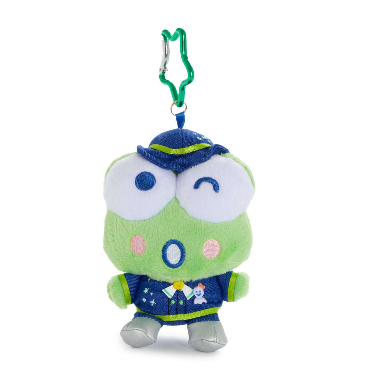 Keroppi Plush Mascot Keychain (Hapidanbui Boy Band Series)