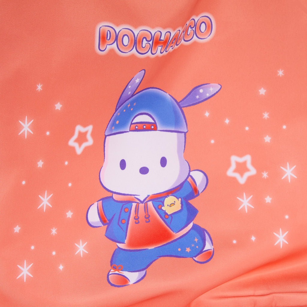 Pochacco Reusable Nylon Tote with Clear Snap Case, Hapidanbui