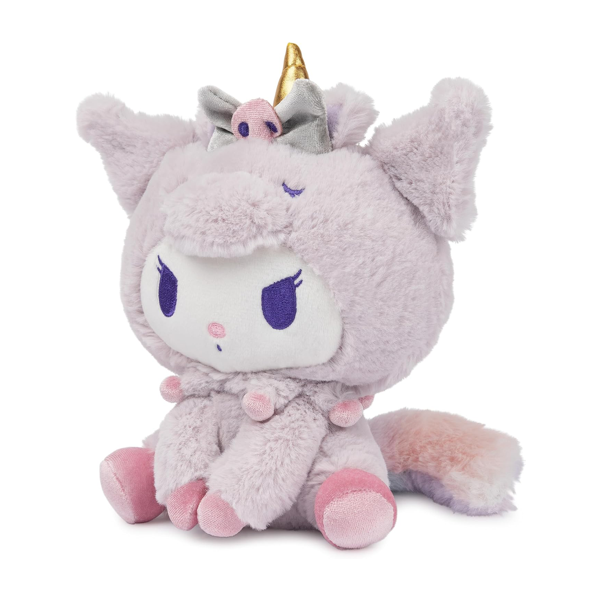 Kuromi GUND Six Inch Pastel Unicorn Mascot Plush