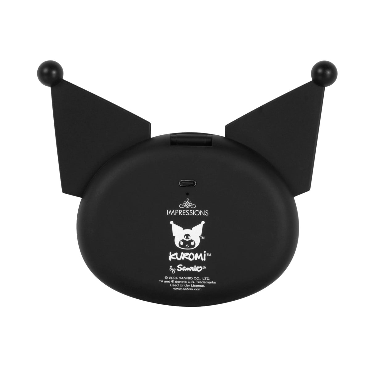 Kuromi LED Compact Mirror with Built-in Lights by Impressions Vanity