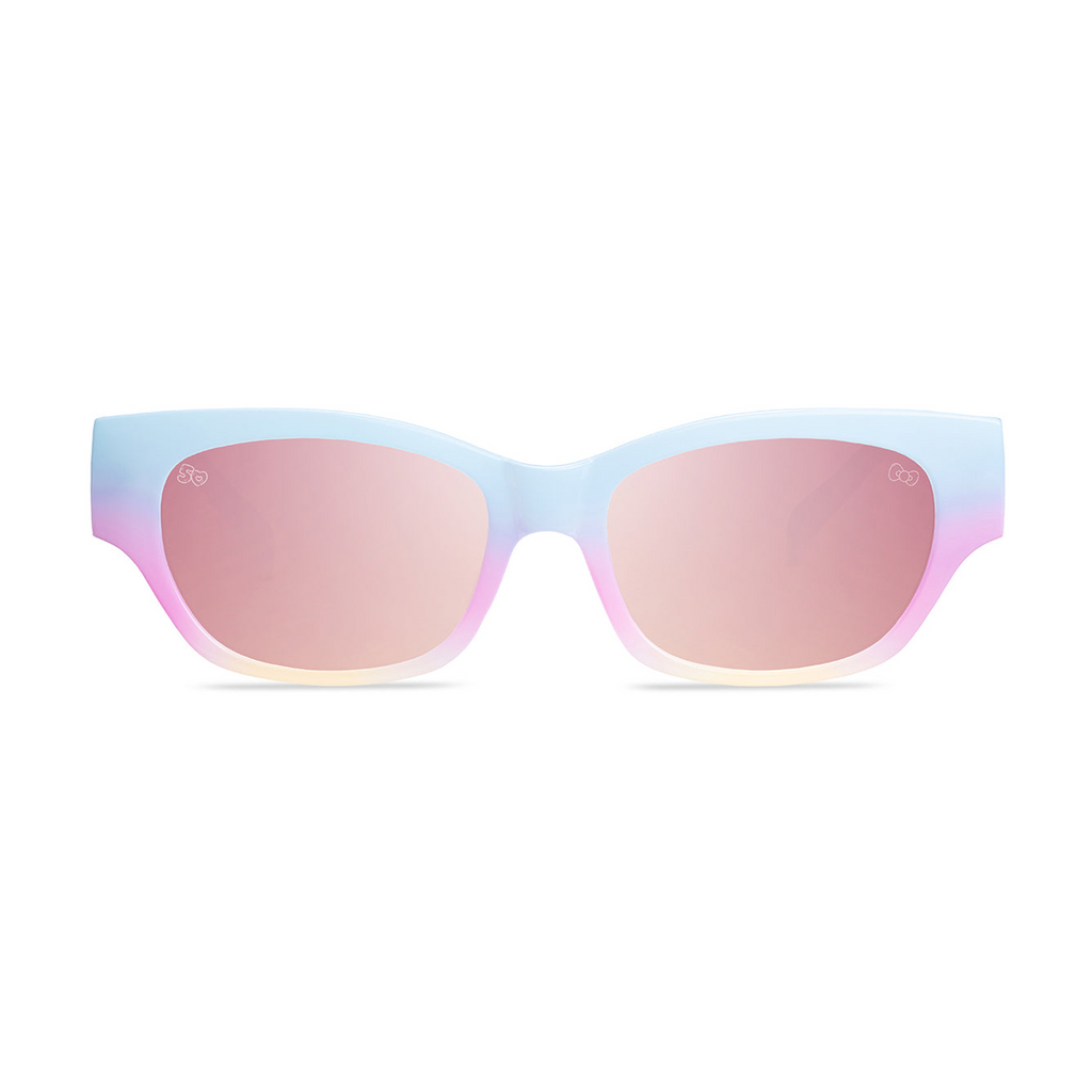 Hello Kitty X Knockaround 50Th Anniversary Junipers Sunglasses, Pink Gradient