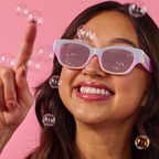 Hello Kitty X Knockaround 50Th Anniversary Junipers Sunglasses, Pink Gradient