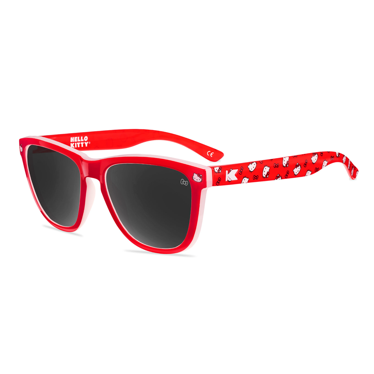 Hello Kitty X Knockaround Premiums Sunglasses, Classic Red