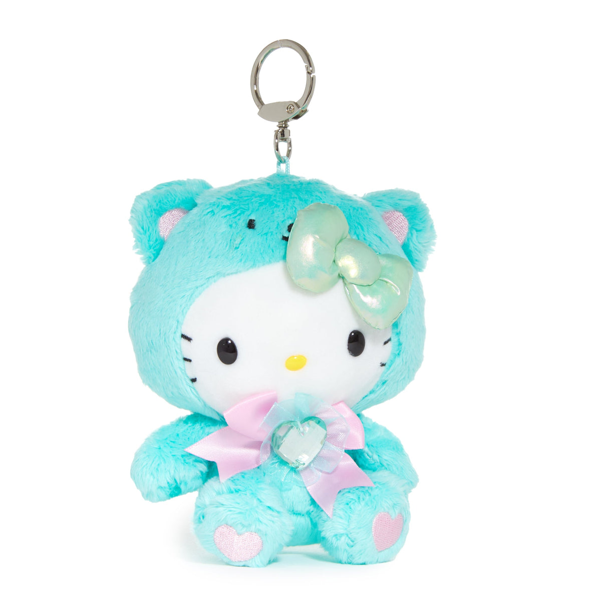 Hello Kitty May Emerald Birthstone Plush Keychain