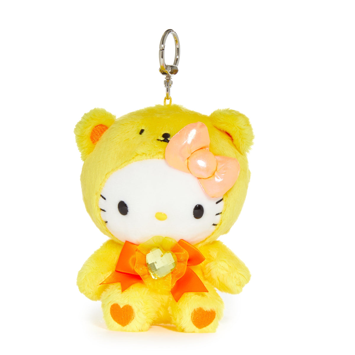 Hello Kitty November Topaz Birthstone Plush Keychain