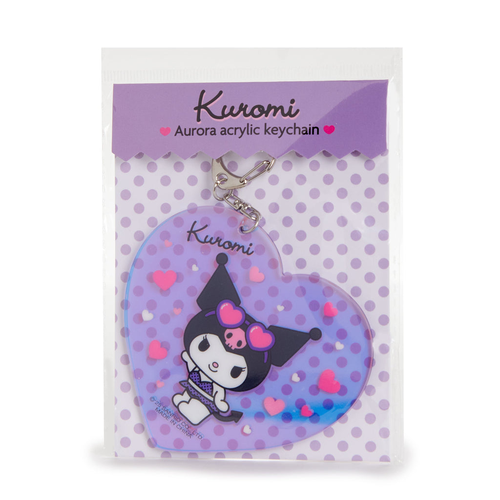 Kuromi Iridescent Acrylic Keychain, Summer Swim Series