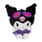 Kuromi Plush Mascot Clip in Heart Sunglasses, Summer Swim Series