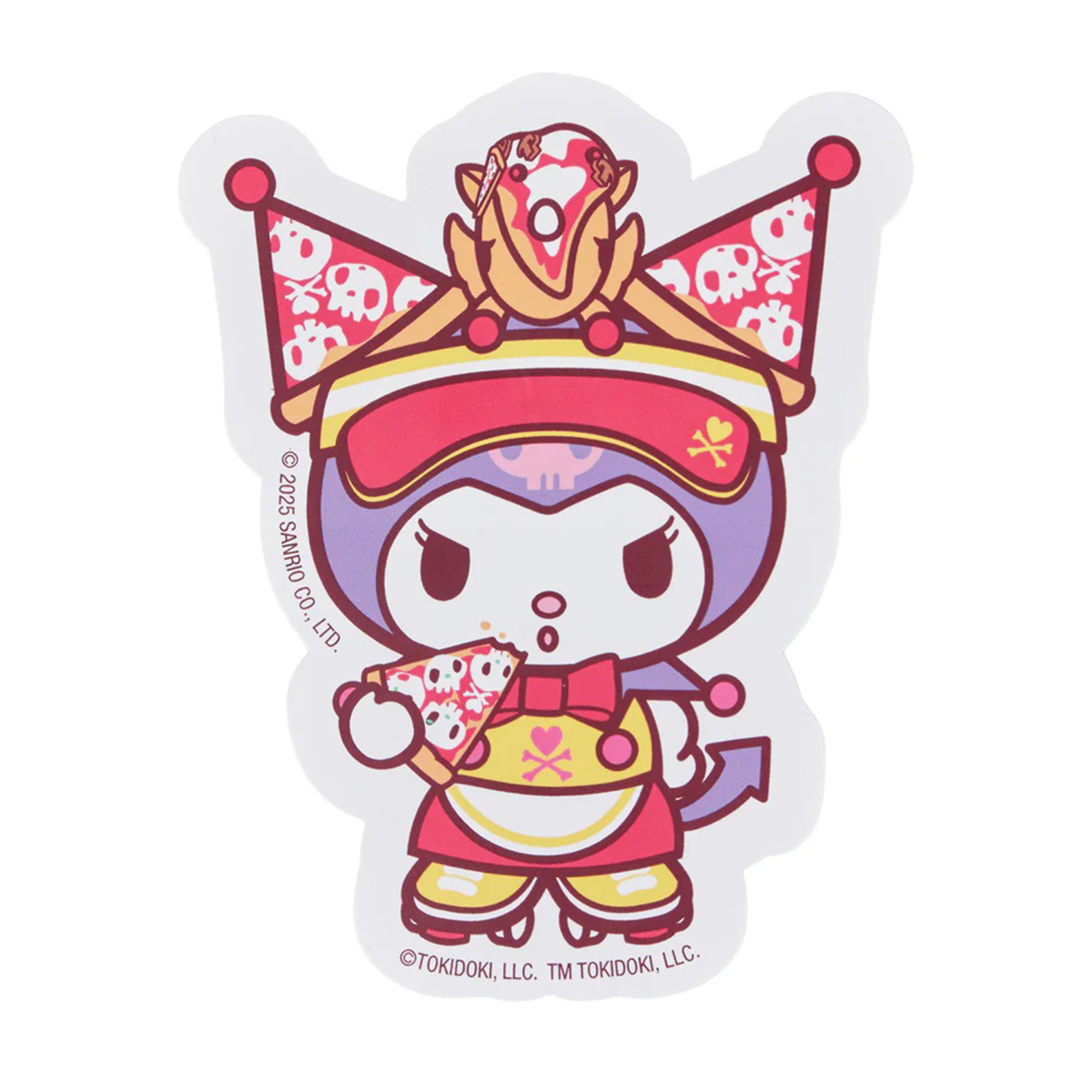 Kuromi x tokidoki Fast Food Large Sticker