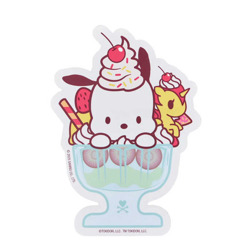 Pochacco x tokidoki Fast Food Large Sticker