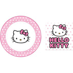 Hello Kitty Paper Napkin And Plate 32 Piece Party Pack, Pink Dots