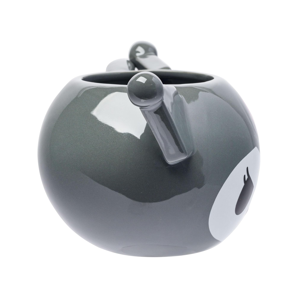 Kuromi Gray Face Sculpted Ceramic Mug