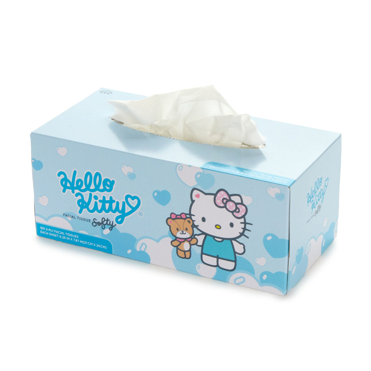 Hello Kitty Softly Facial 2 Ply Tissue Boxes, Pack Of 3
