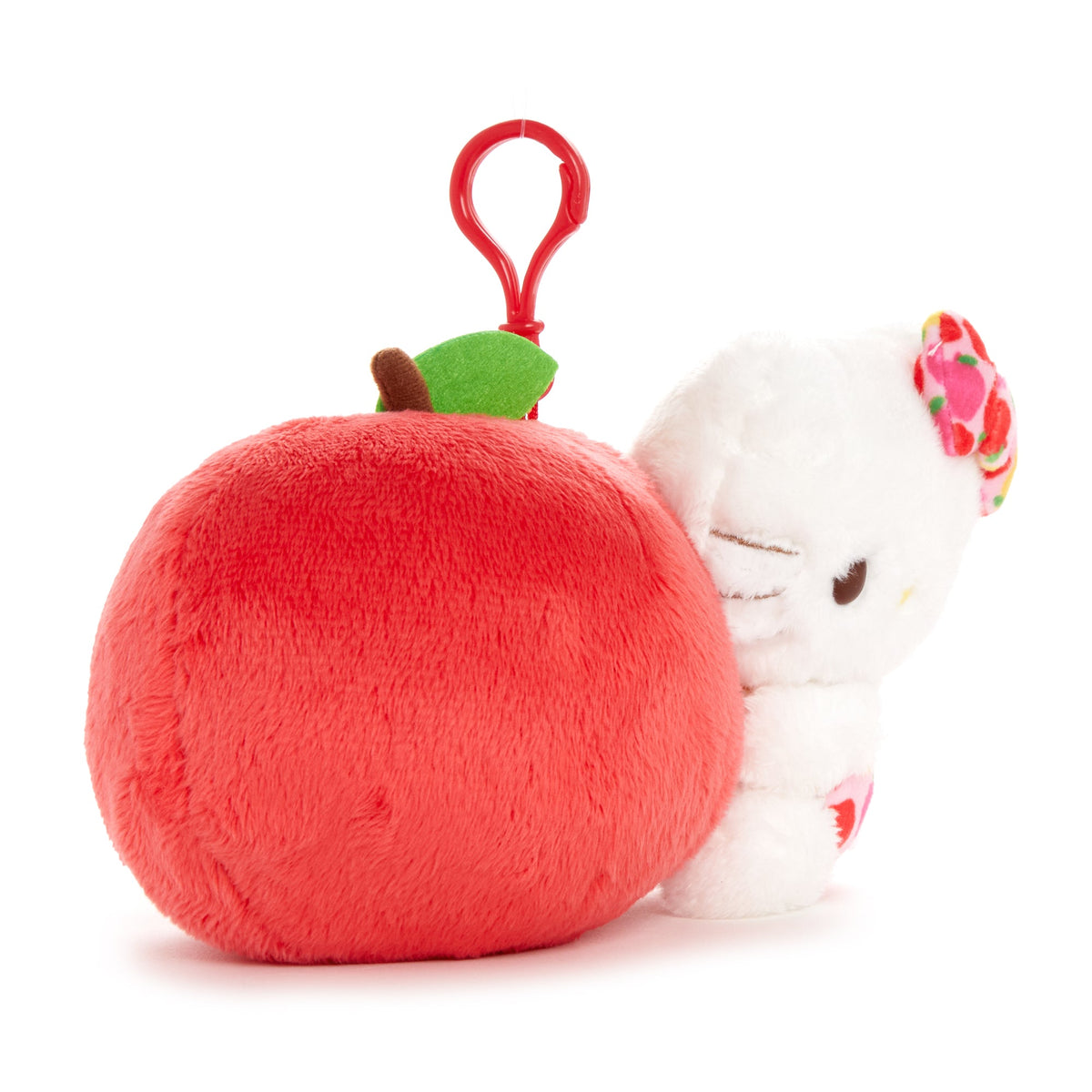 Hello Kitty Plush Mascot Clip Duo with Apple, 5 Apples Tall Series