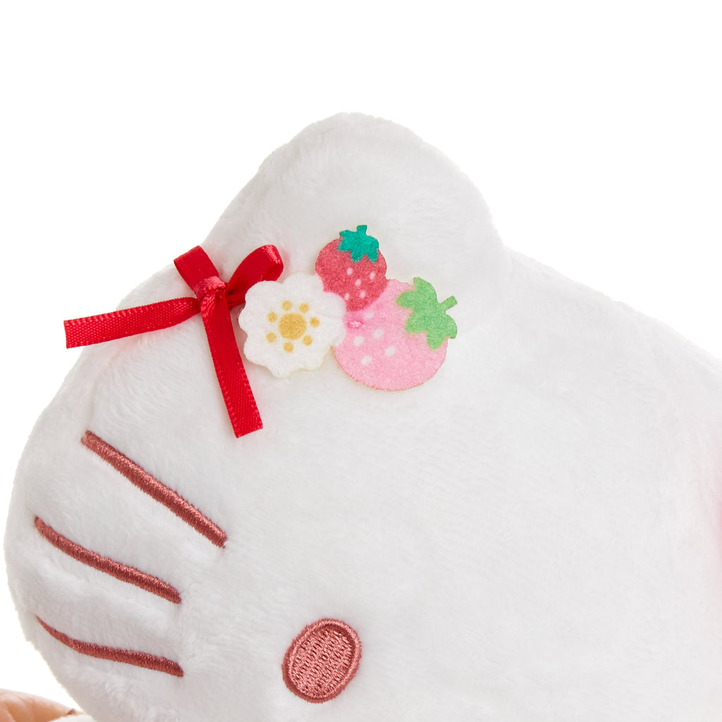 Hello Kitty 8 Inch Plush, Strawberry News 50th Anniversary