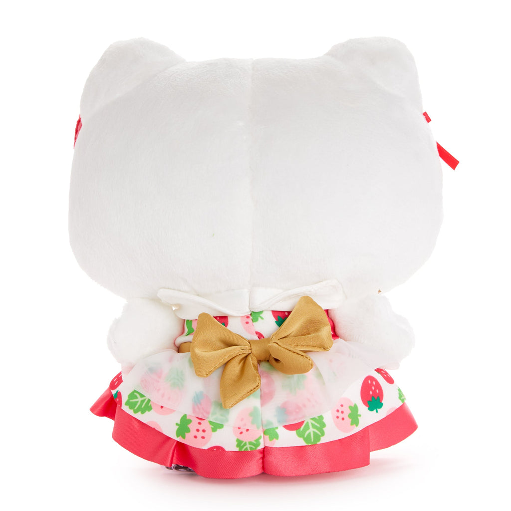 Hello Kitty 8 Inch Plush, Strawberry News 50th Anniversary