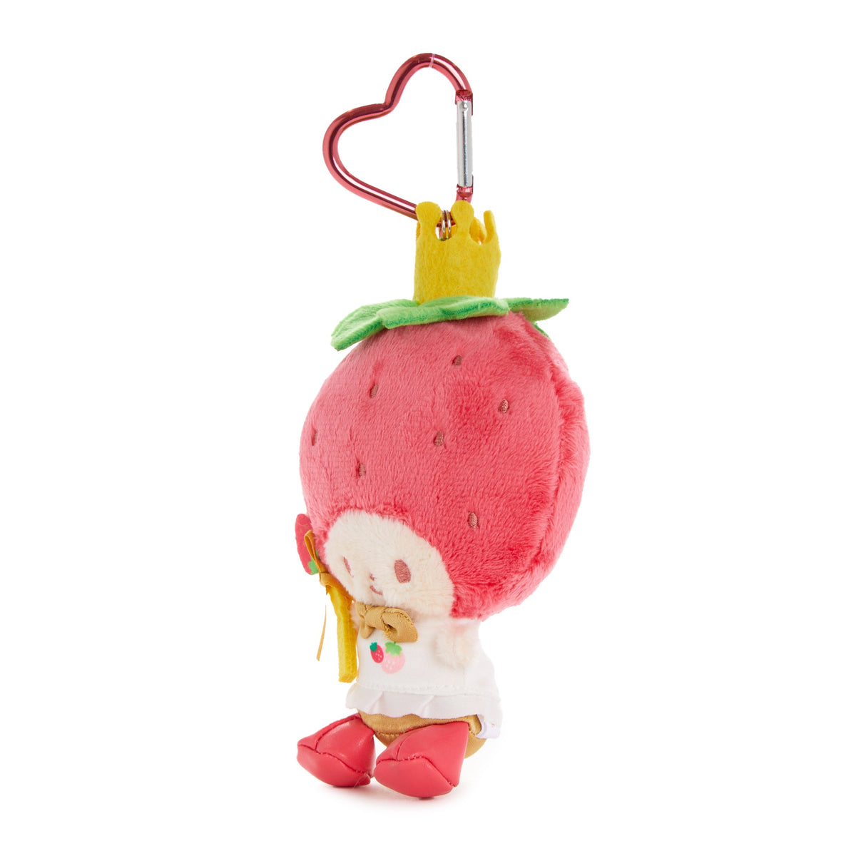 Strawberry King Plush Mascot Keychain, Strawberry News 50th Anniversary